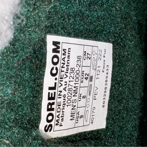 SOREL MEN'S CARIBOU WATER PROOF BOOTS size 9 - Picture 8 of 8